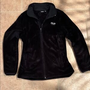 FILA Women's Black Teddy Jacket